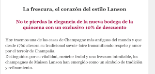 10% de descuento en la bodega de la quincena