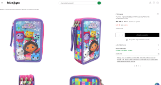 CYP Brands Plumier 3 pisos Gabby´s Dollhouse CyP Brands multicolor fucsia por solo 6,95€