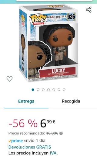 Funko Pop! Movies: Ghostbusters: Afterlife Lucky por 6,99€.
