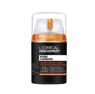 2 Unidades Crema L'Oréal Paris Men Expert cuidado Diario Anti-Granos Pure Carbon 50ml por 6,80€