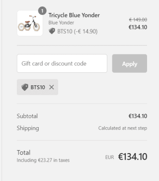 Veloretti kortingscode voor 10% korting op kinderfietsen
