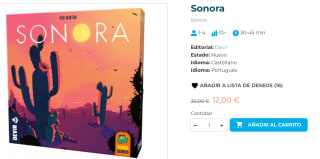 Juego de Mesa Sonora por 12€