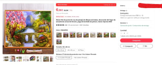 Recopilación Kits punto de cruz paisajes por 6,86€