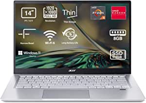 Ordenador Portatil Acer Swift 3 SF314-43-R1PS 14" Full HD por 499€