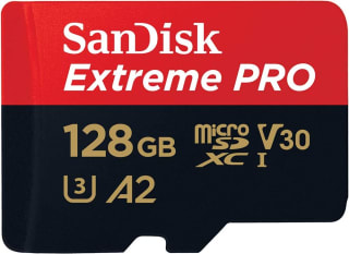 SanDisk 128 GB Extreme PRO microSDXC-kaart + SD-adapter + RescuePRO Deluxe voor €17 bij Amazon