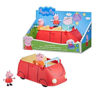 Hasbro Peppa Pig Rode Auto voor €10 bij Lobbes