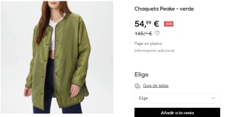 Chaqueta de Mujer Vans Peake por 54.99€