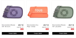 Tous hasta 75% descuento precios de locura