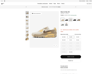 Zapatillas Nike Air Max 90 Premium Hombre por solo 74,99€