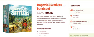 Imperial Settlers voor €14,95 bij Whitegoblingames