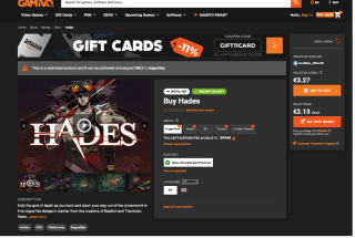 Juego Buy Hades para Xbox por 3,27€
