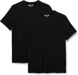 MUSTANG T-shirt met ronde hals- 2 pack voor €7,45 bij Amazon