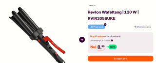 Revlon Wafeltang voor €8, 95 bij Ibood