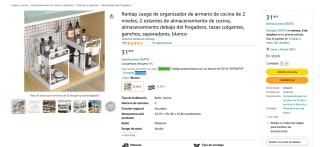 Juego organizador de armario 2 niveles por solo 15,99€