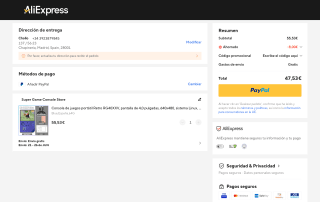 Consola portátil Retro RG40XXV por 47,53€