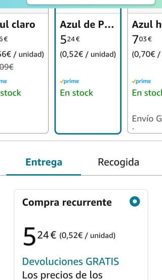 Rotulador stabilo Pen 68 Pack de 10 por 5,25€.