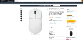 Mouse da Motospeed Darmoshark M3 - R$ 209,99