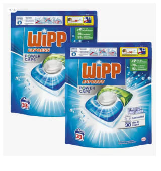 Pack 2 x 33 Capsulas de Wipp Express Power Caps por 13.99€ (Cuenta Nueva 8.4€)