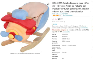 Recopilación Balancines para bebé marca Homcom musicales desde 57,79€