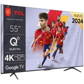 TV 55" TCL 55C655 QLED UltraHD 4K Dolby Vision Google TV por 379,99€