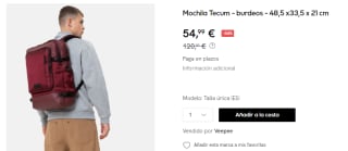 Mochila Eastpak Tecum por 54.99€