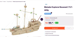Matador Explorer Bouwset | 717-delig voor €99,95 bij iBOOD