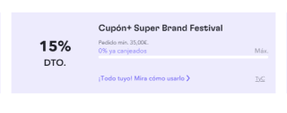 Nuevo cupón 15% EXTRA en tus compras en Miravia