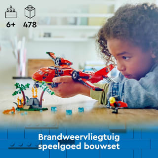 LEGO City Brandweervliegtuig voor €36,99 bij Bol