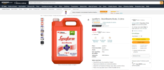 Desinfetante Bruto da Lysoform de 5 Litros - R$ 35,90