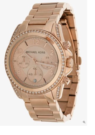 Reloj cronógrafo para Mujer Michael Kors Blair de acero inoxidable por 96€
