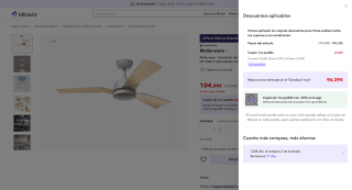 Ventilador Mellerware Brizy Bright por 96,39€