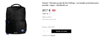 Oxford - Mochila escolar B-Out Oxfbag por 37.99€