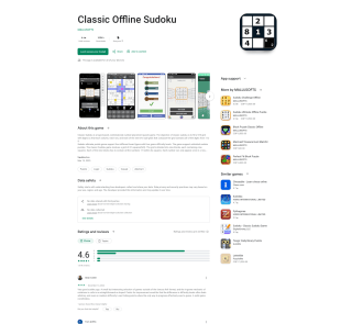 Sudoku clásico sin conexión Gratis Android