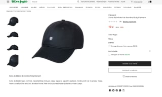 Gorra Element de béisbol Hombre Fluky Element pot solo 10€