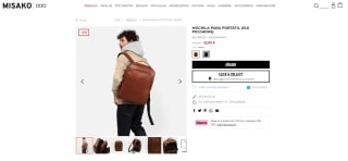 Brody mochila para portátil (15,6 pulgadas) de MISAKO por 22€