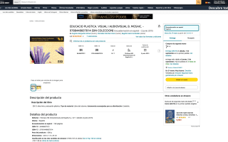 Educación Plástica Visual y Audiovisual B. Mosaic con ISBN por 7,41€