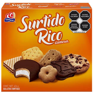 Sutido rico, Gamesa 436 gramos por $48