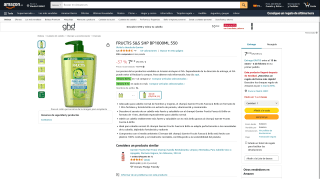 2 Champús Fructis S&S por 11,42€