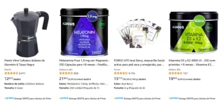 25% descuento en productos seleccionados pedido superior 35€ en Amazon