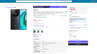 Honor Magic 6 Lite 8GB 256GB por solo 180,99€