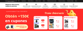 Código Descuento 20€ Aniversario Aliexpress