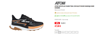 Zapatillas de Trail Atom At160 Shark Trail para Hombre por 47€