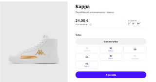 Preciazo zapatillas de marca desde solo 19,50€