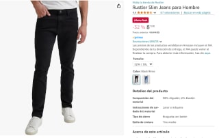Rustler Slim Jeans para Hombre en dos colores por 8,80€