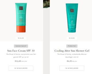 Probeer de nieuwe Face Cream SPF voor €12 bij Rituals