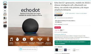 Echo Dot (5.ª generación, modelo de 2022) por 26,44€