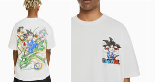 Camiseta Dragon Ball manga corta boxy fit por 12,59€