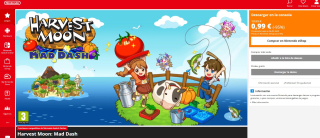 Juego para nintendo Harvest Moon: Mad Dash por 0,99€