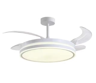 BEL AIR HOME Ventilador Techo ATENAS con Motor DC y Aspas Desplegables con Luz Led 36W por 37,70€