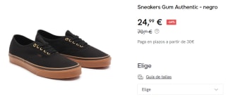 Zapatillas Vans Gum Authentic por 24.99€
